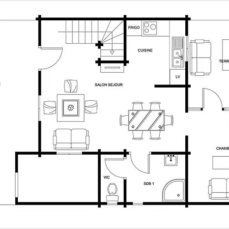 Chalet Dans Proche Ocean, Bias Mimizan Holiday home